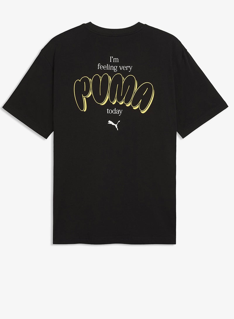 PUMA Bubble Font Graphic T-Shirt - Image 5